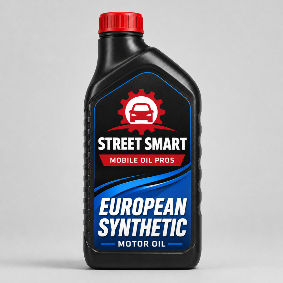 Full Synthetic (European) oil bottle